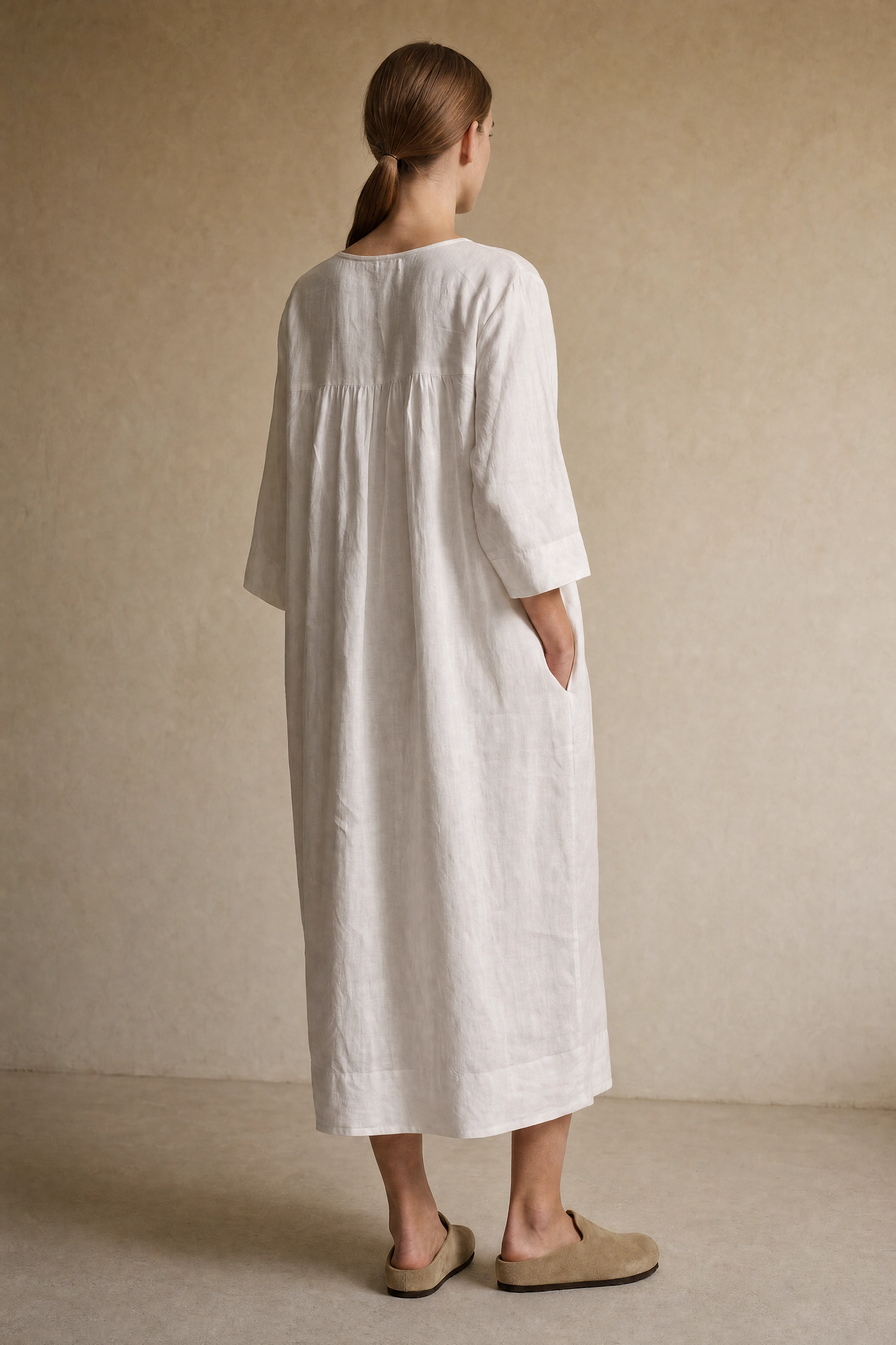 ISLA - LINEN Ivory, Cinnamon, Noir