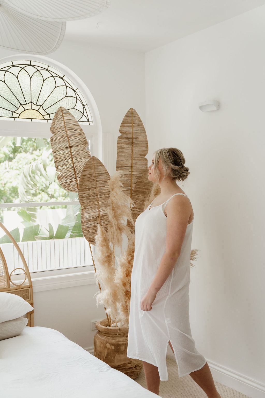 White Slip - 100% Cotton Voile